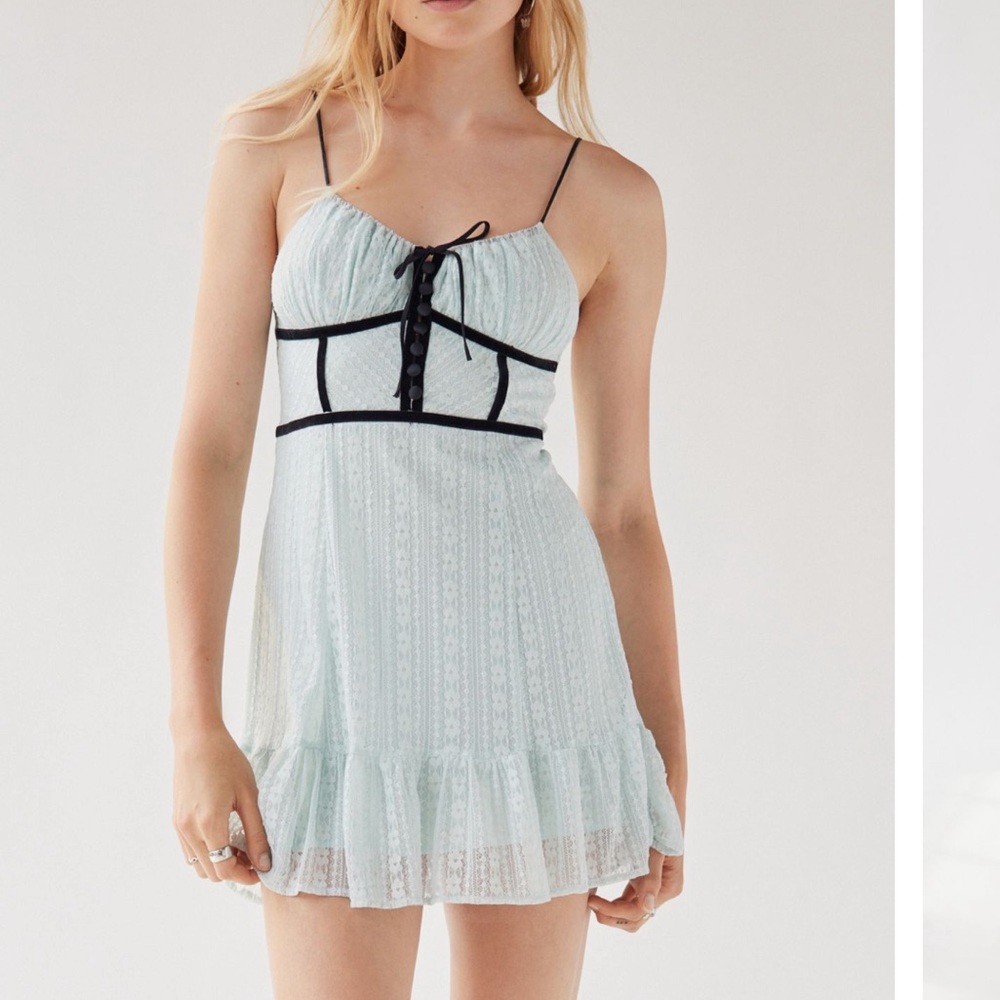 Urban Outfitters Silvana Lace Mini Dress Small